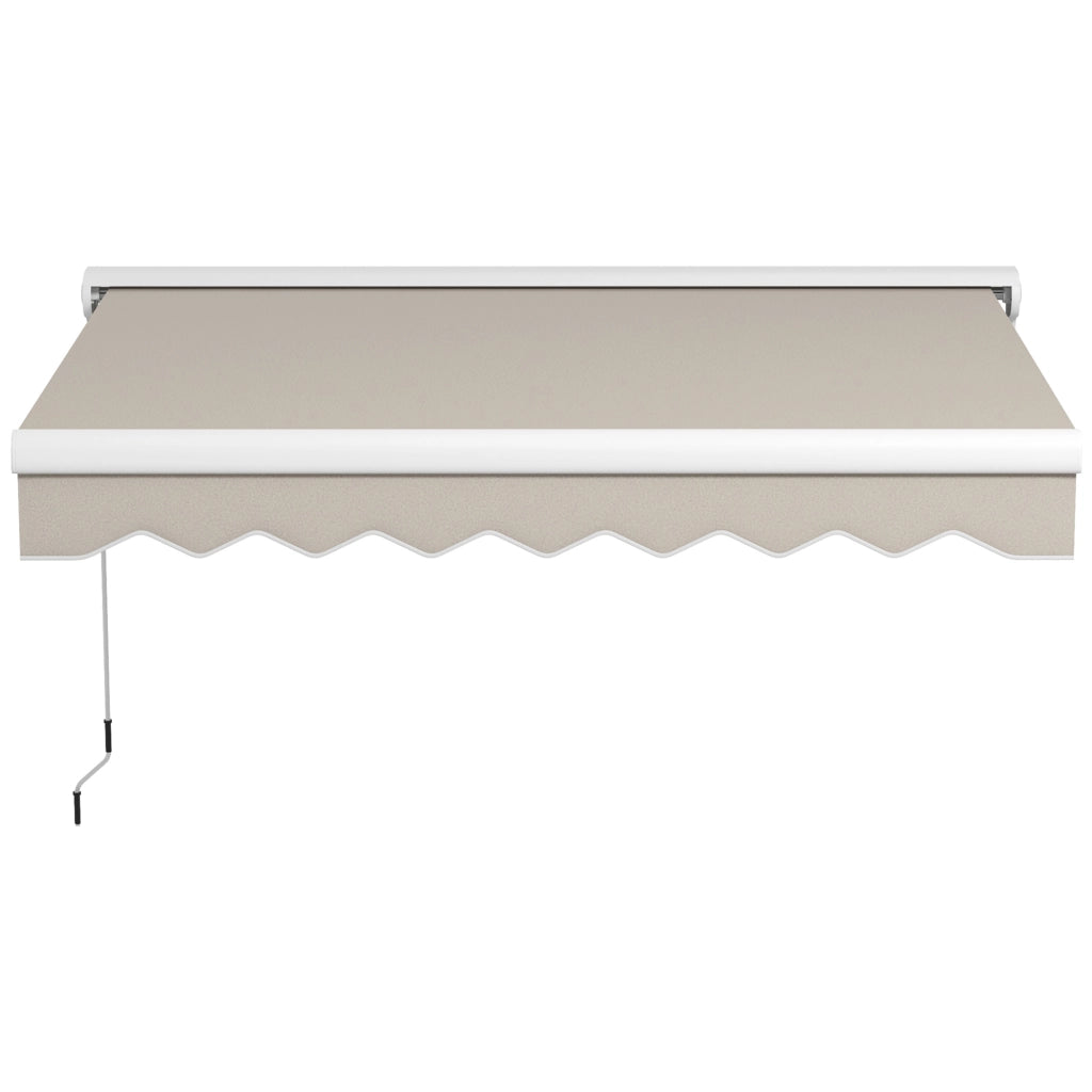Tendone da Esterno Retrattile Elettrico e Manuale ¨C zephmum ¨C 250x200 cm Colore Crema