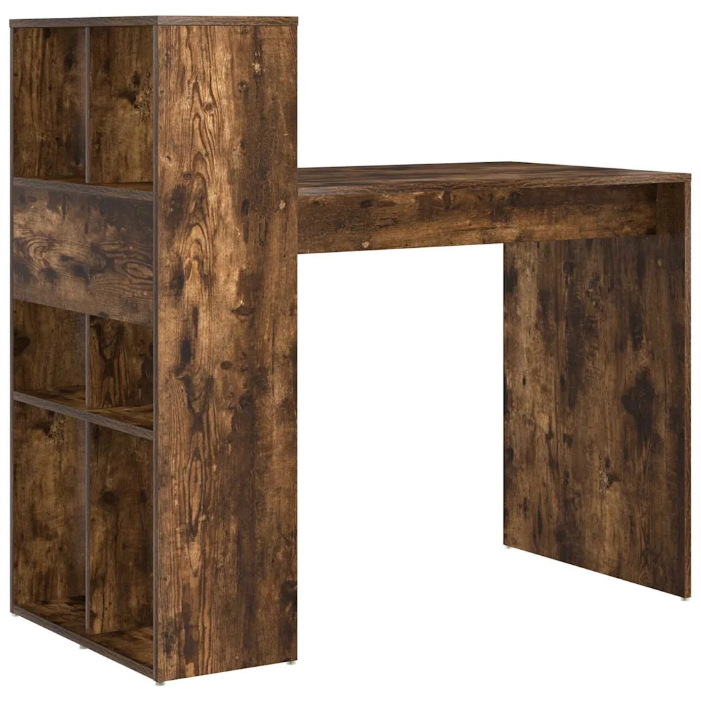 Scrivania | Tavolo da Ufficio Rovere fum¨¦ 108 x 55 x 103.5 cm Legno multistrato