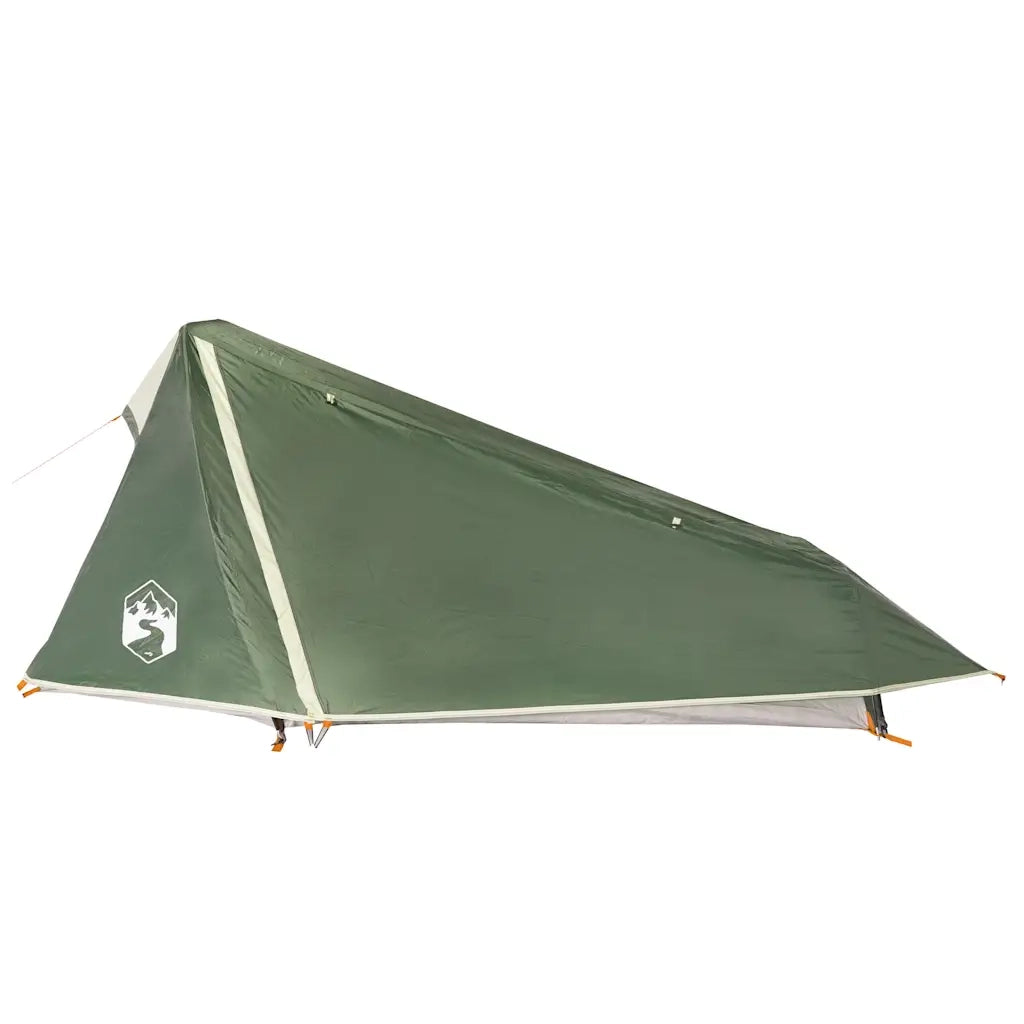 Tenda da Campeggio a Tunnel per 1 Persona Verde Impermeabile 94608