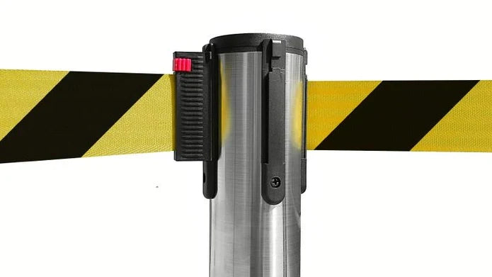 Colonnina Segnapercorso Tendinastro acciaio nastro 3 M - BLU