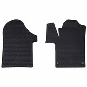 Tappetino per Auto 2 pcs Nero Gomma 42029127