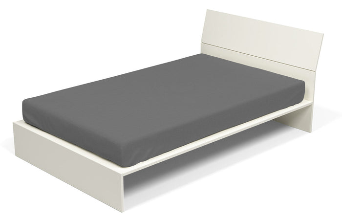 Lenzuolo Sotto con Angoli ed Elastico Tinta Unita Fumo Matrimoniale Maxy