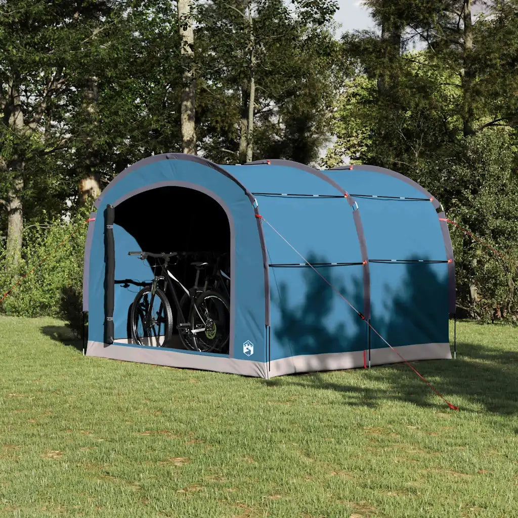 Tenda con tetto-Tenda da campeggio Blu 268 x 240 x 191 cm Poliestere