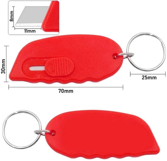 Apri Box Scherpi Messi - Mini Snipatore - Leggero - Otrechi Chiavi - Lama Rettilevole - Sicuro Snipatore