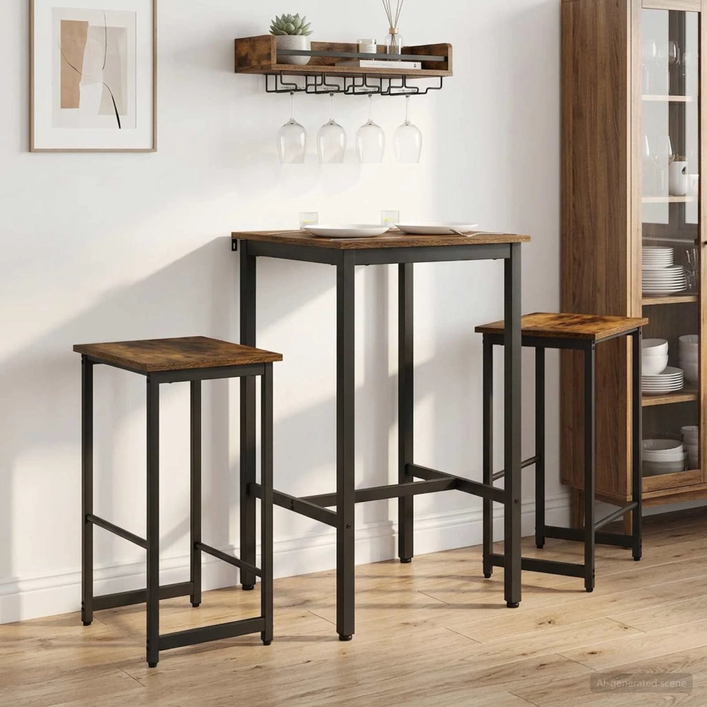 Sgabello da bar 2 pcs Rovere Fumo 40 x 32 x 64 cm 8006186
