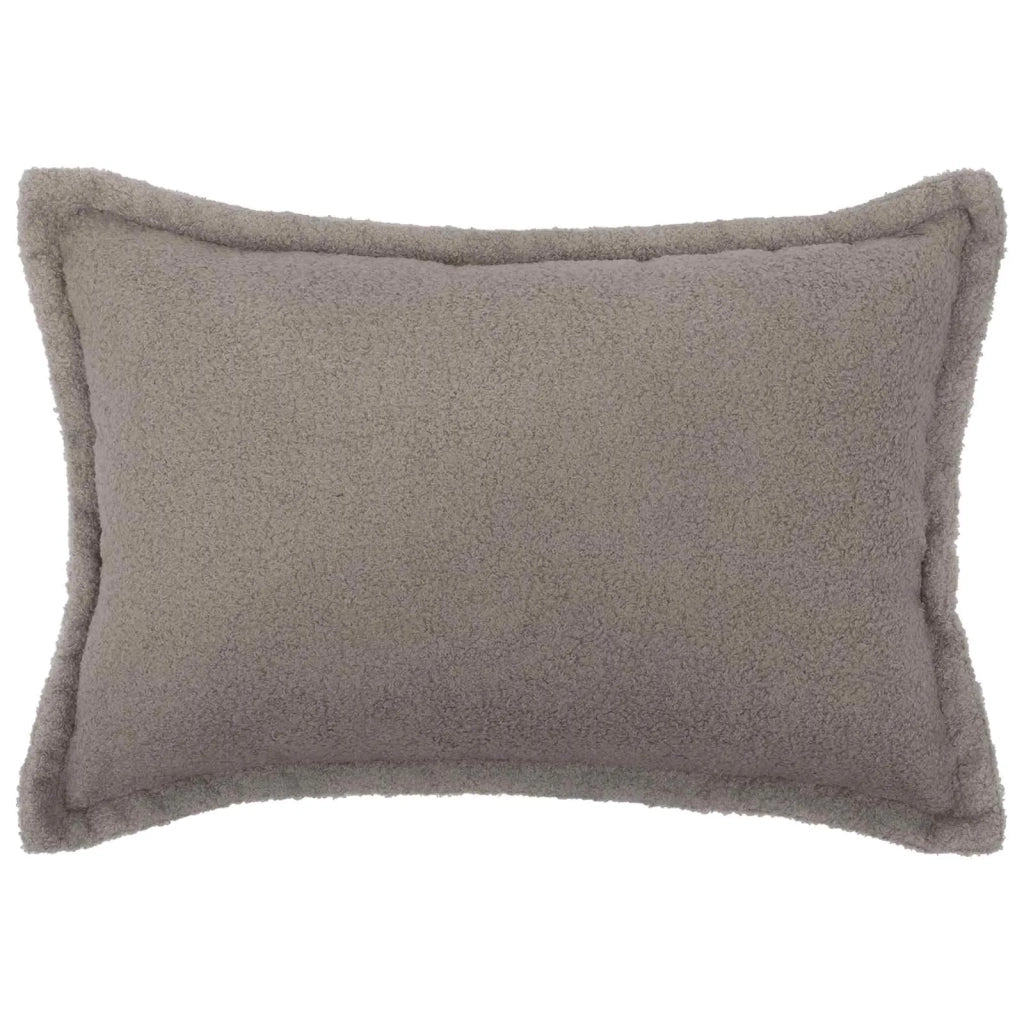Federa 6 pcs HOUTEN Grigio Chiaro 40 x 60 cm Bouclé 917533
