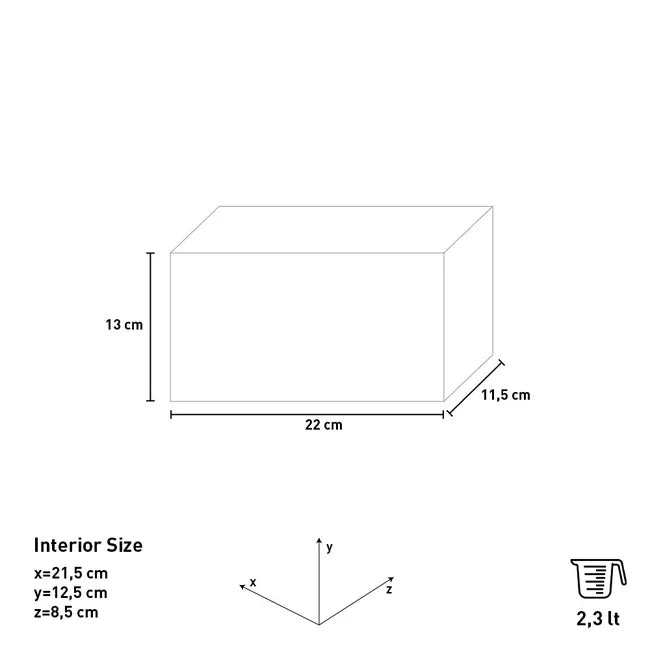 CASSAFORTE CON CHIAVE DOPPIA MAPPA 640- - mm.220x115x130h. Kg.4,5 (640A) 2 catenacci - 1 pezzi STARK