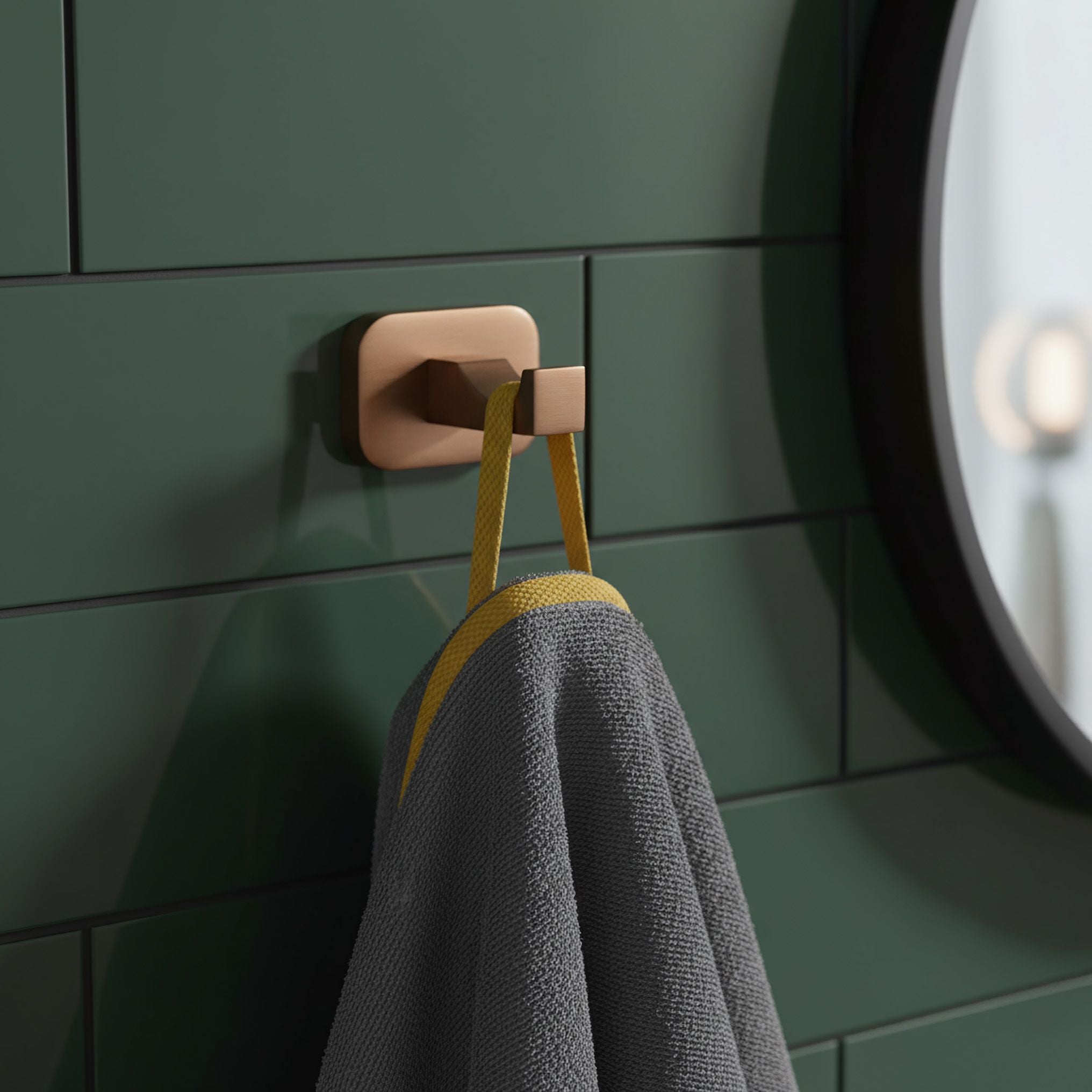 Portasciugamano Da Bagno Nico 5905 Brush Copper