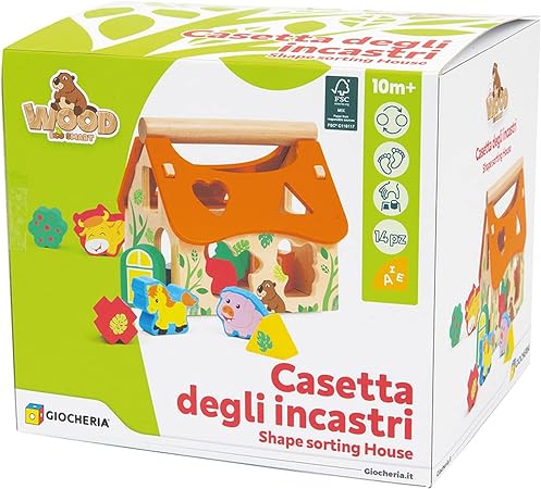 Trudi- Casetta degli incastri (14 pz.)