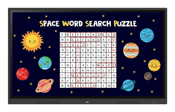 Lg createboard lavagna interattiva 165,1 cm (65") 3840 x 2160 pixel touch screen nero usb / rf wireless - 65TR3DK-B.MUEQ