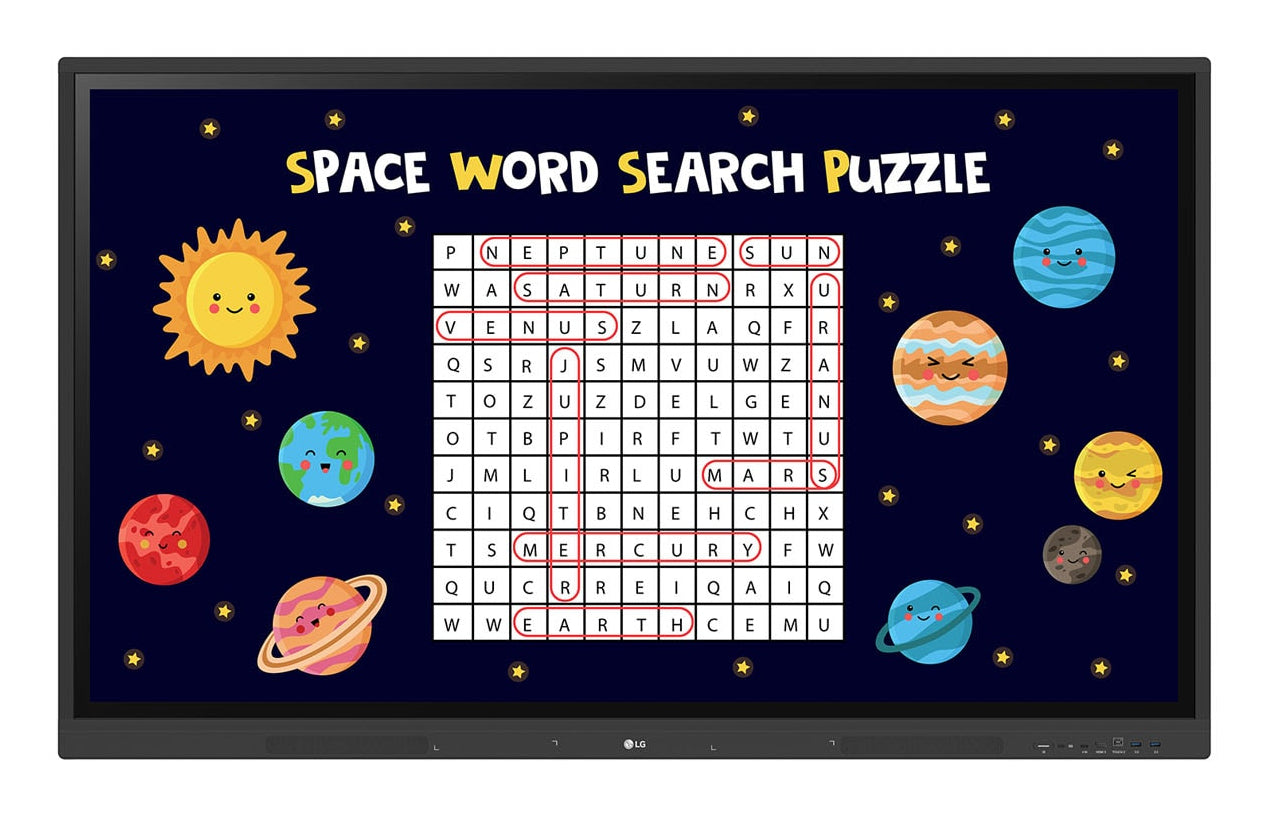 Lg createboard lavagna interattiva 165,1 cm (65") 3840 x 2160 pixel touch screen nero usb / rf wireless - 65TR3DK-B.MUEQ