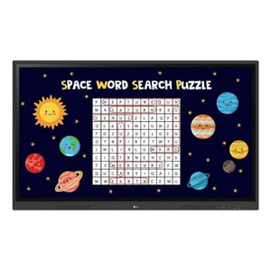 Lg createboard lavagna interattiva 190,5 cm (75") 3840 x 2160 pixel touch screen nero usb / rf wireless - 75TR3DK-B.MUEQ