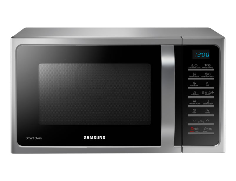Samsung mc28h5015as forno a microonde nero, argento microonde combinato superficie piana 28 l 900 w