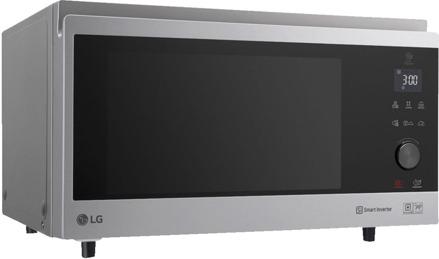 Lg mj3965acs forno a microonde acciaio inox microonde combinato superficie piana 39 l 1350 w