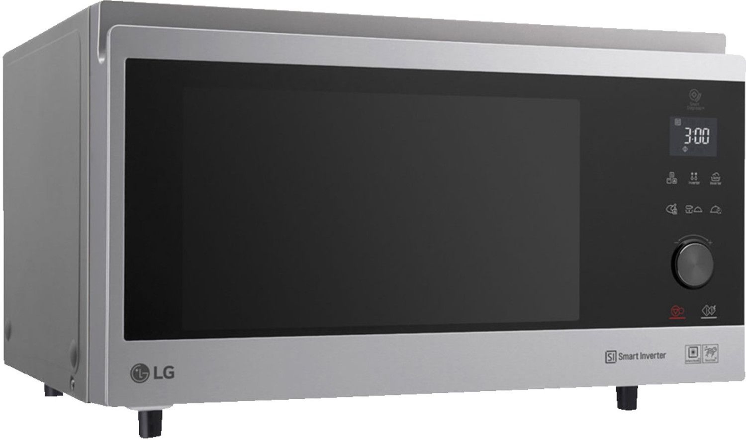 Lg mj3965acs forno a microonde acciaio inox microonde combinato superficie piana 39 l 1350 w