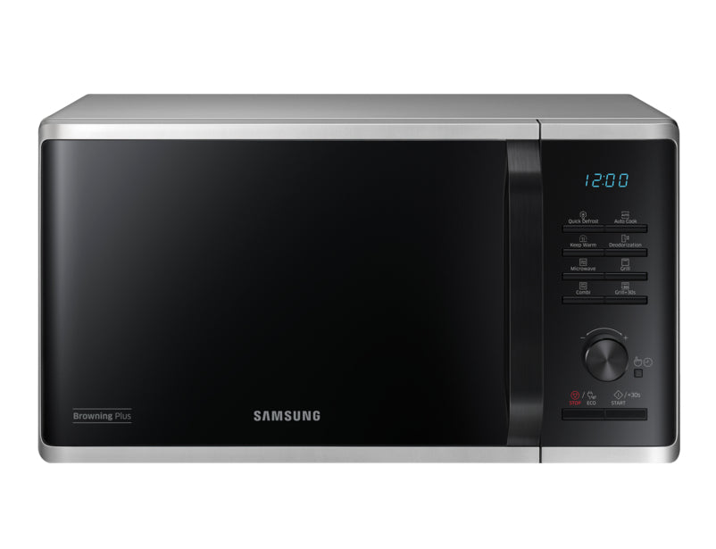Samsung mg23k3515as nero, argento microonde con grill superficie piana 23 l 800 w - MG23K3515AS/ET