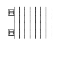 Frame kit (hanging bar) for iwa   ifa (4  double size) - VG-LFAH2SWW/EN