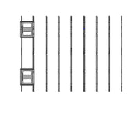 Frame kit (hanging bar) for iwa   ifa (4  double size) - VG-LFAH2SWW/EN