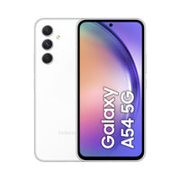 Samsung galaxy a54 5g display fhd+ super amoled 6.4”, android 13, 8gb ram, 256gb, doppia sim, batteria 5.000 mah, awesome white - SM-A546BZWDEUE