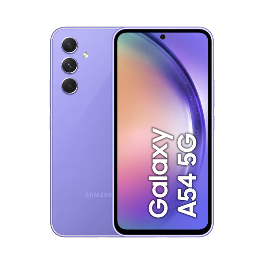 Samsung galaxy a54 5g display fhd+ super amoled 6.4”, android 13, 8gb ram, 256gb, doppia sim, batteria 5.000 mah, awesome violet - SM-A546BLVDEUE