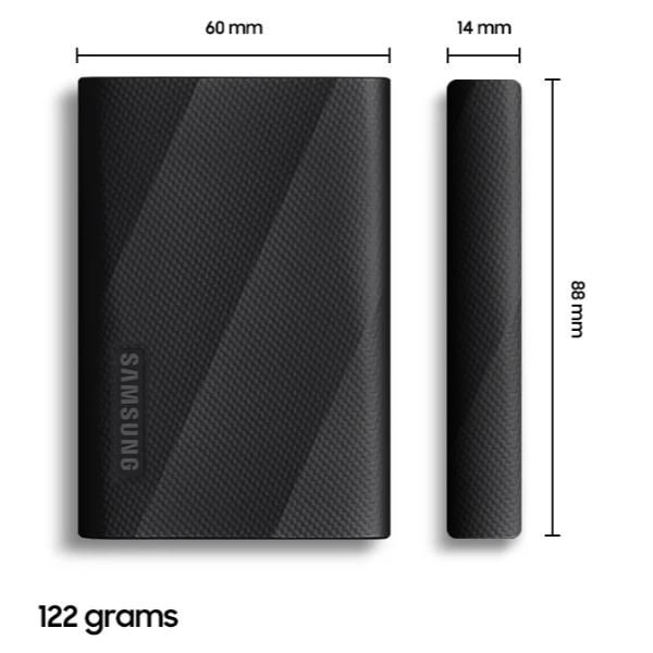 Samsung portable ssd t9 usb 3.2 4tb - MU-PG4T0B/EU