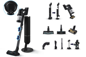 Samsung aspirapolvere senza filo bespoke jet™ ai complete extra 280w vs28c9784qk - 8806095004372