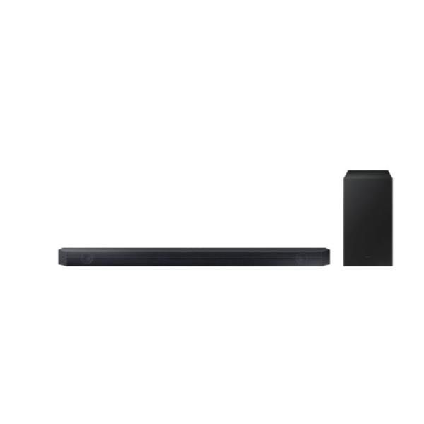 Samsung soundbar hw-q700d/zf serie q, 9 speaker, wireless dolby atmos, audio a 3.1.2 canali, q-simphony, compatibile con alexa e google assistant, titan black 2024