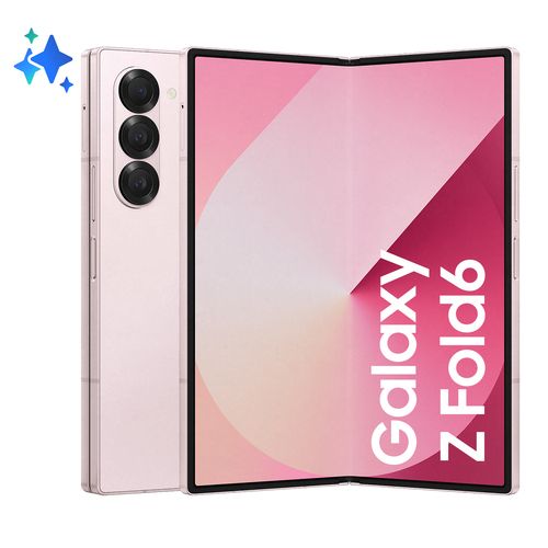 Samsung galaxy z fold6 smartphone ai, 256gb, ram 12gb, display 6,3"/7,6" dynamic amoled 2x, pink - SM-F956BLIBEUE