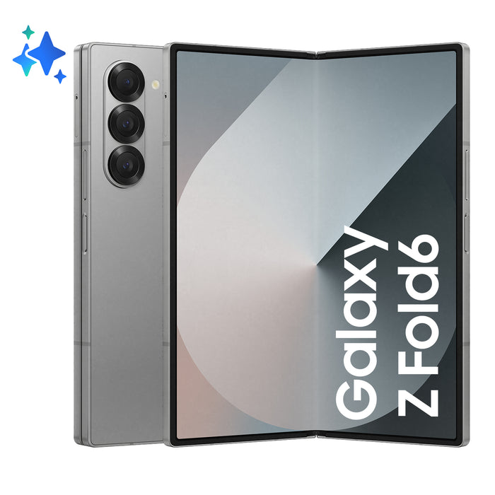 Samsung galaxy z fold6 smartphone ai, 512gb, ram 12gb, display 6,3"/7,6" dynamic amoled 2x, silver shadow - F956BZSCE