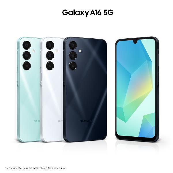 Samsung galaxy a16 5g 17 cm (6.7") dual sim ibrida usb tipo-c 4 gb 128 gb 5000 mah nero, blu - 8806095781730