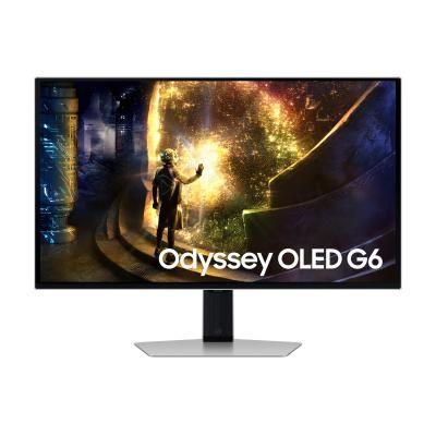 Samsung g61sd monitor pc 68,6 cm (27") 2560 x 1440 pixel quad hd oled argento - LS27DG612SUXEN