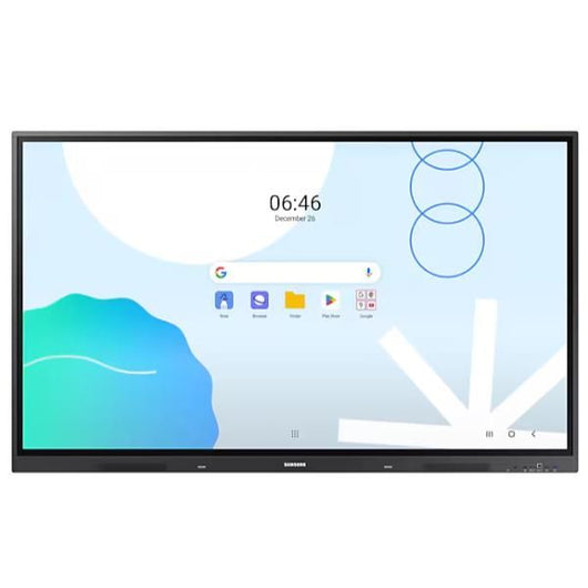 Samsung lh65wafwlgcxen lavagna interattiva 165,1 cm (65") 3840 x 2160 pixel touch screen nero
