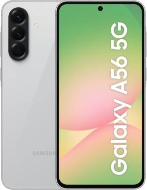 Samsung galaxy a56 5g, smartphone con funzioni intelligenti, display super amoled 6.7”, 8gb ram, 128gb, camera 50mp, batteria 5.000 mah, ip67, awesome lightgray - SM-A566BZAAEUE
