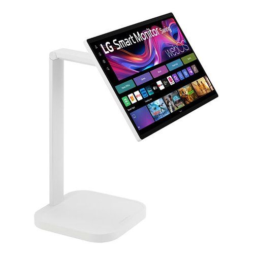 Monitor lg 32u889sa w aeu  smart touch pivot white