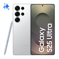 Samsung galaxy s25 ultra smartphone ai, display 6.9'' qhd+ dynamic amoled 2x, fotocamera 200mp, ram 12gb, 256gb, 5.000 mah, titanium whitesilver - SM-S938BZSDEUE