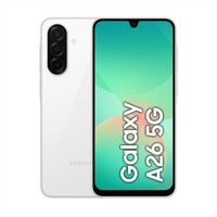 Samsung galaxy a26 5g, smartphone con funzioni intelligenti, display super amoled 6.7”, 8gb ram, 256gb, batteria 5.000 mah, memoria espandibile, white - SM-A266BZWCEUE