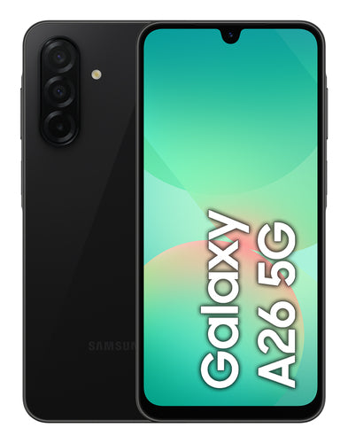 Samsung galaxy a26 5g, smartphone con funzioni intelligenti, display super amoled 6.7”, 6gb ram, 128gb, batteria 5.000 mah, memoria espandibile, black - SM-A266BZKBEUE