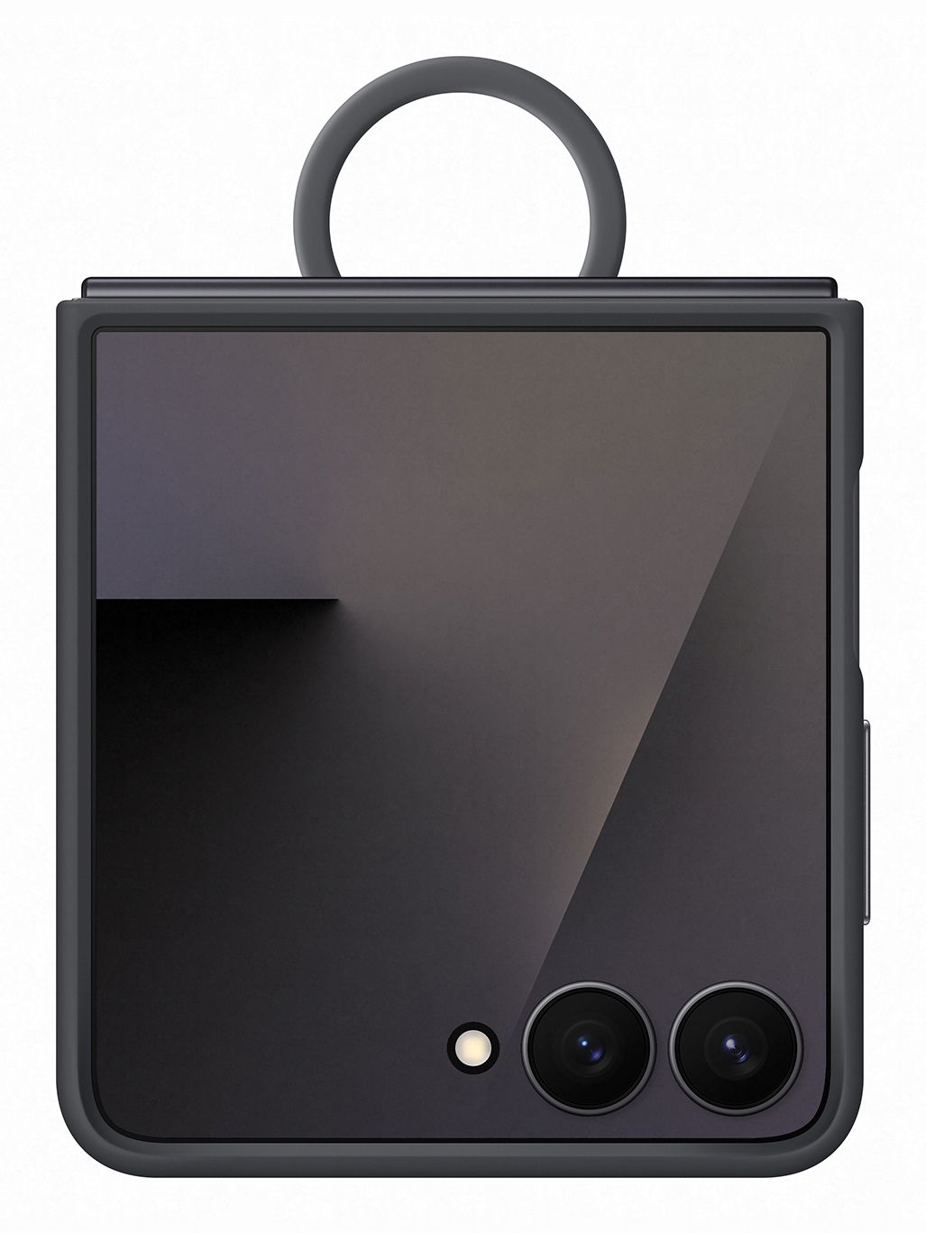 Silicone ring case flip7 black - EF-PF766TBEGWW