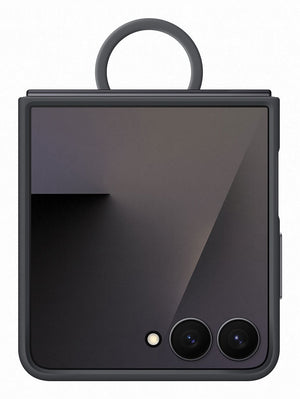 Silicone ring case flip7 black - EF-PF766TBEGWW