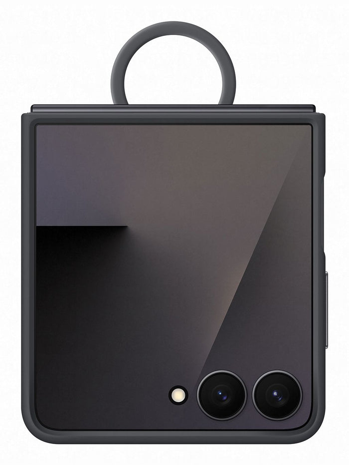 Silicone ring case flip7 black - EF-PF766TBEGWW