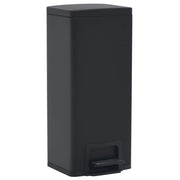 Pattumiera a pedale anti-impronta in acciaio inox da 30 litri nera 02_0006099