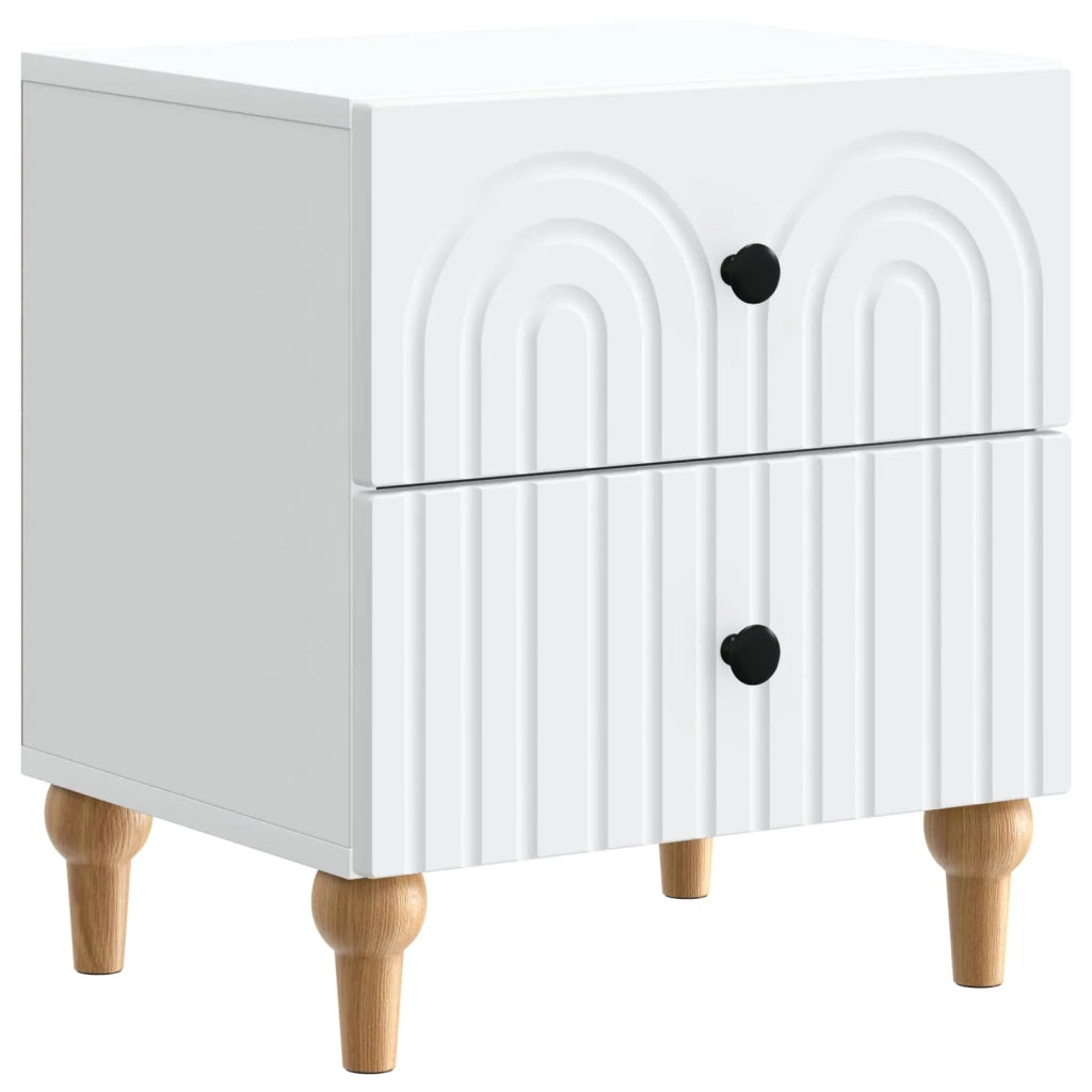 Armadio da Notte Bianco 43 x 34,5 x 48 cm Legno ingegnerizzato 894065
