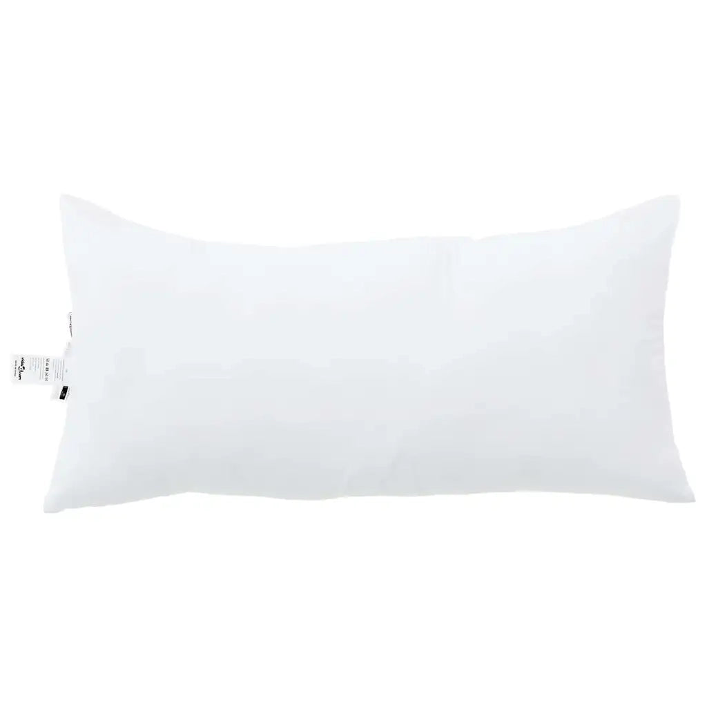 Cuscino con cuscino Bianco 80 x 40 x 20 cm Poliestere CFW4141386