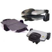 PIASTRA BISTECCHIERA TOSTIERA GRILL 1800W ANTIADERENTE TOAST MULTIFUNZIONE LAREL - Larel