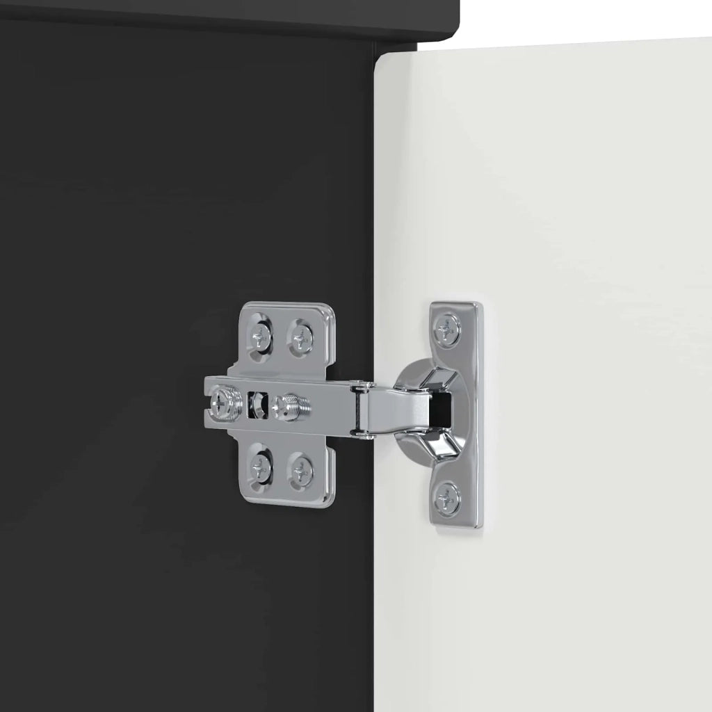 Set di mobili per il bagno Nero Legno ingegnerizzato 3404241
