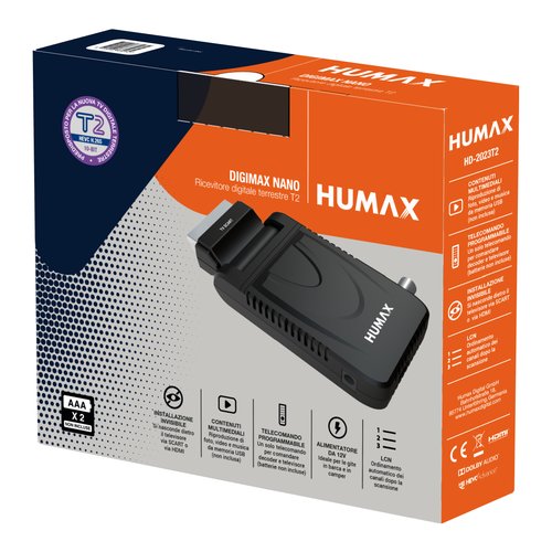 Decoder humax hd 2023t2 digimax nano black