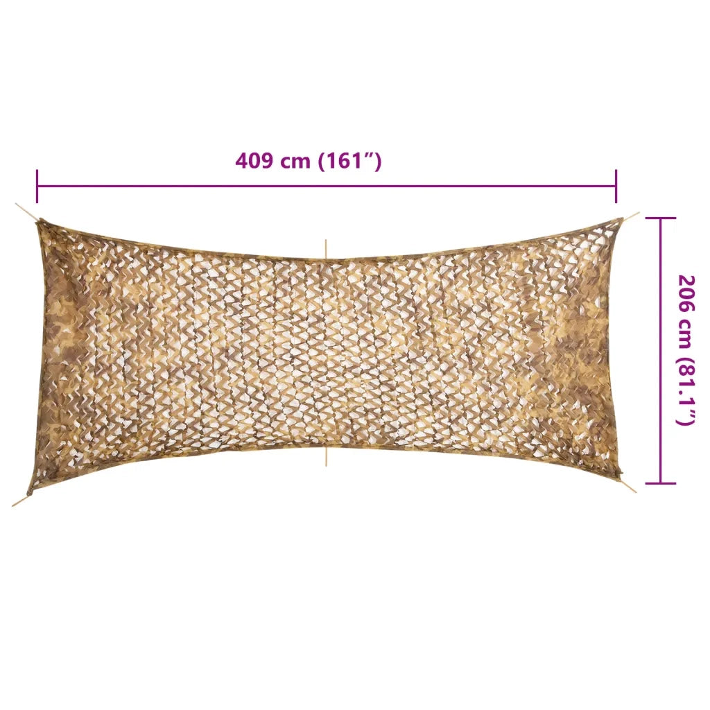Rete Mimetica con Custodia di Conservazione 409x206 cm Sabbia 4008246