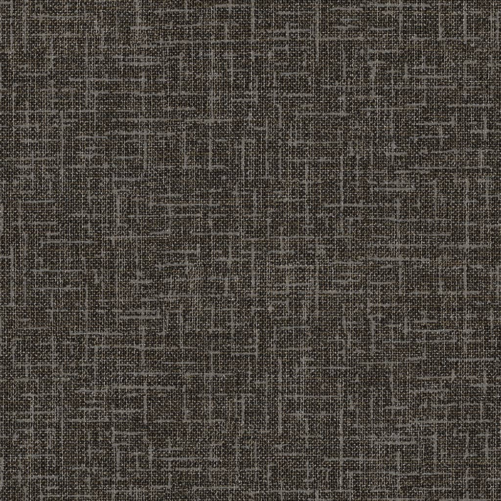 DUTCH WALLCOVERINGS Carta da Parati Motivo Tessuto Nero 437407