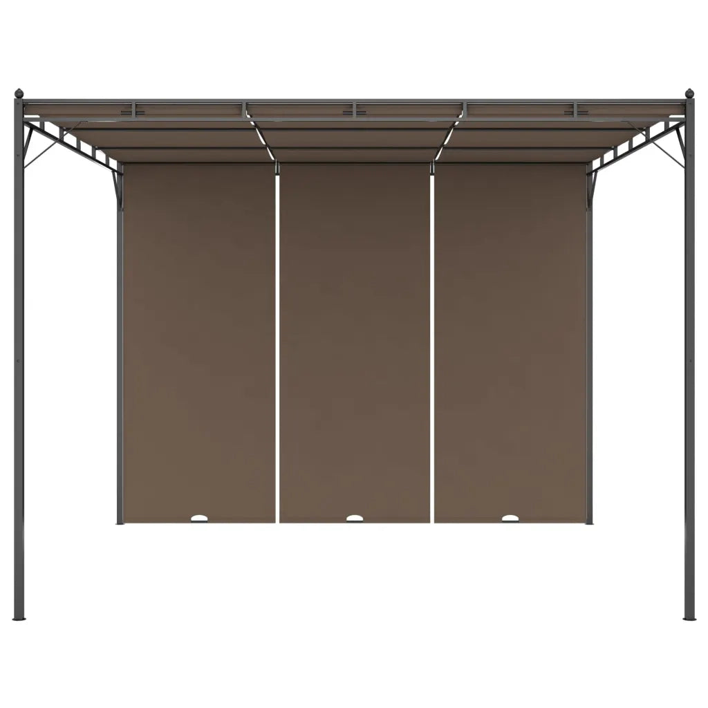 Gazebo da Giardino con Tenda Laterale 3x3x2,25 m Talpa 312263