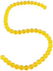 Kralen in Acciaio 8 mm - 48 Pezzi - Filo di Perla - Creazione di Gioielli - Bracciali/Collane - Tessitura e Colore Unici - Filo di Gioiello